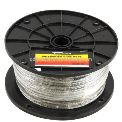 Forney 70452 Wire Rope, Vinyl Coated Aircraft Cable, 250-Feet-by-1/8-Inch thru 3/16-Inch