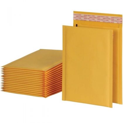 Quality Park Bubble Mailers, 6 x 9 Shipping Envelopes, Durable Brown Kraft Padded Envelopes, Redi-Strip Peel Off Closure, 50 Per Box