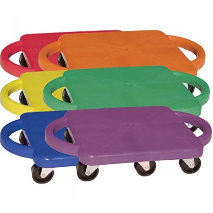 Multi-Colored, Fun Sports Scooters with Non-Marring Plastic Casters for Children – Premium Kids Outdoor Activities and Toys
