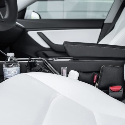 Gap Stopper 3-In-1 Car Seat Gap Filler, Car Seat Gap Organizer and Car Seat Cup Holder! Multifunctional In Between Car Seat Catcher, Gap Blocker, Front Seat Car Storage. Cool Car Accessories Interior