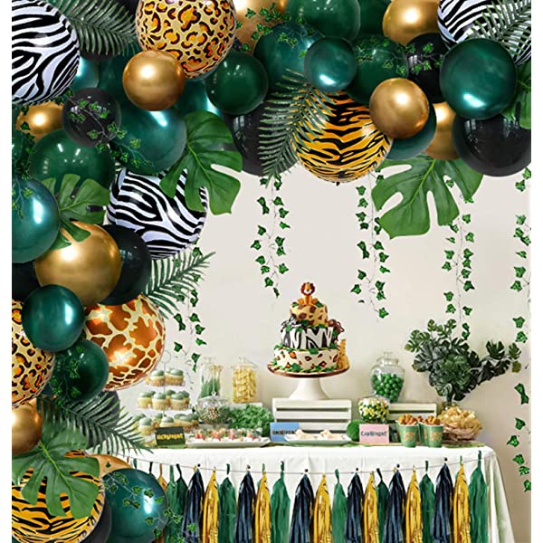 Shower Party Supplies Decorations Decor, Wild One 1st First Theme Birthday Baby Shower Decorations for Boys Girl, Balloons for Birthday Party
